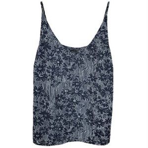 Banana Republic Navy & White Floral Cami